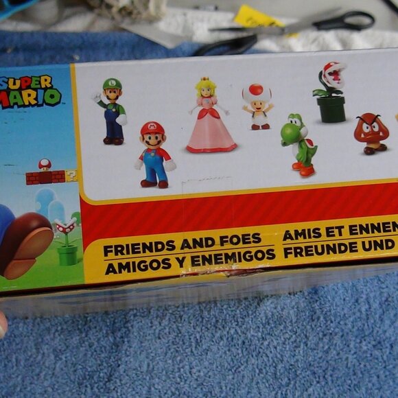 Nintendo Super Mario Friends and Foes Mini Figures 6 of 10 Pack Open Partial - Picture 9 of 11